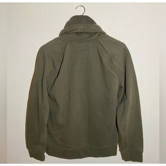 Helmet Lang Cowl Neck Olive Green Hoodie ( M ) - Picture 6 of 6
